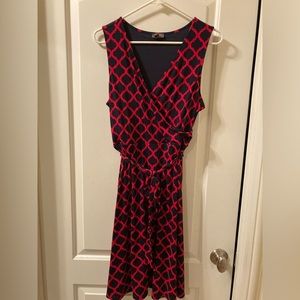 Sleeveless belted dress- {Stitch Fix}